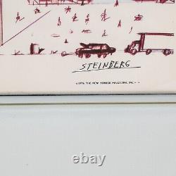 Saul Steinberg The New Yorker View of the World from 9th Avenue 1976 Poster