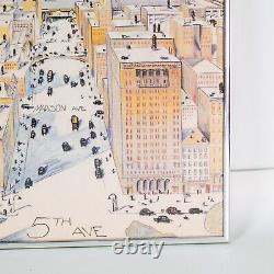 Saul Steinberg The New Yorker View of the World from 9th Avenue 1976 Poster