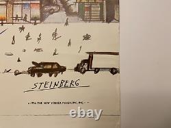 Saul Steinberg View of The World From 9th Avenue 1976 ORIGINAL POSTER NEW YORKER