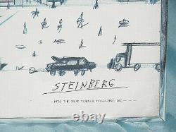 Saul Steinberg View of World from 9th Avenue The New Yorker 40X28 Poster Unmount