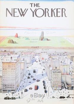 Saul Steinberg, View of the World from 9th Avenue The New Yorker, Poster, mou