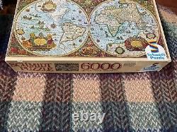 Schmidt 6000 piece jigsaw puzzle HISTORICAL MAP OF THE WORLD NEW