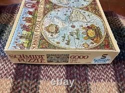 Schmidt 6000 piece jigsaw puzzle HISTORICAL MAP OF THE WORLD NEW