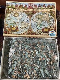 Schmidt 6000 piece jigsaw puzzle HISTORICAL MAP OF THE WORLD NEW