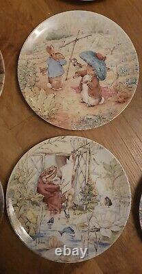 Set Of 12 Very RARE Collectors Plates In Wedgewood The world of Beatrix Potter