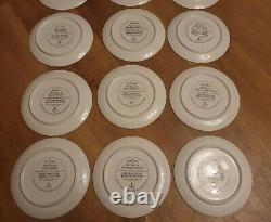 Set Of 12 Very RARE Collectors Plates In Wedgewood The world of Beatrix Potter