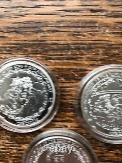 Set Of 3 2021 New Zealand middle earth, the Fellowship of the Ring silver coins