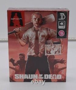 Shaun of the Dead / Hot Fuzz / The World's End 4K Bluray Steelbook Bundle NEW