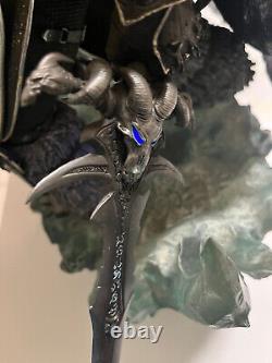 Sideshow World of Warcraft The Lich King Statue Arthas Menethil New Blizzard