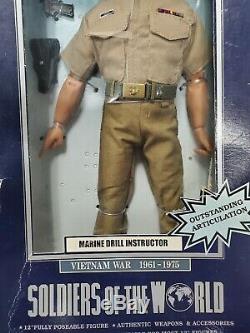 Soldiers Of The World Vietnam War Marine Drill Instructor 12 Action Figure NEW