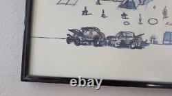 Steinberg The New Yorker View of the World Poster (1976), 40X 28 Orig Owner