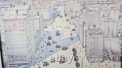 Steinberg The New Yorker View of the World Poster (1976), 40X 28 Orig Owner