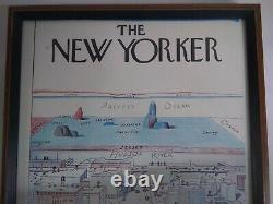 Steinberg View of the World from 9th Ave1976 Print The New Yorker Magazine Inc
