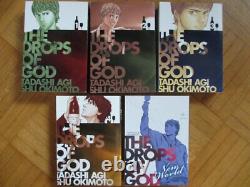 THE DROPS OF GOD Volumes 1 to 4 and New World (Complete) English Tadashi Shu We