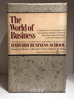 THE WORLD OF BUSINESS by Harvard Business School 4 vol Slipcased Set First Print