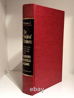 THE WORLD OF BUSINESS by Harvard Business School 4 vol Slipcased Set First Print