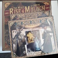 THE WORLD OF SMOG Rise of Moloch board game + Gentleman & Baker St. Set (new)