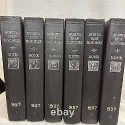 THE WORLD'S BEST HISTORIES THE DECLINE AND FALL OF THE ROMAN EMPIRE Six Volumes