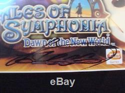 Tales of Symphonia Dawn of the New World (Wii 2008) Signed by Hideo Baba rare
