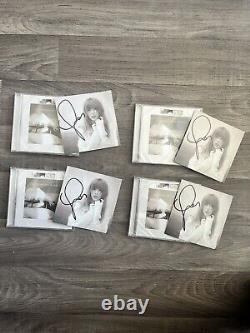 Taylor Swift SIGNED Tortured Poets Department The Manuscript CD Photo IN-HAND X4