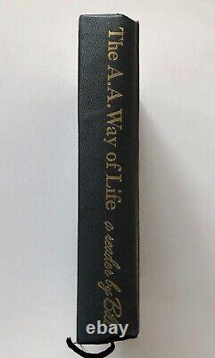 The A. A. Way of Life a reader by Bill 1967 2nd Print Alcoholics Anonymous ODJ VG