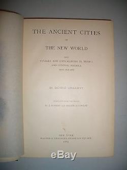 The Ancient Cities of the New World Desire Charney 1887 Harper Bros 1st