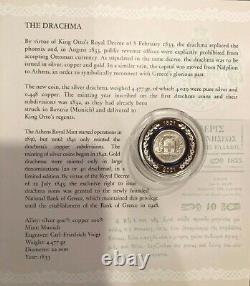 The Drachma of 1832 Bimetallic Coin NEW SUPER RARE Greece 1821-2021