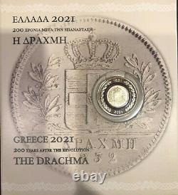 The Drachma of 1832 Bimetallic Coin NEW SUPER RARE Greece 1821-2021