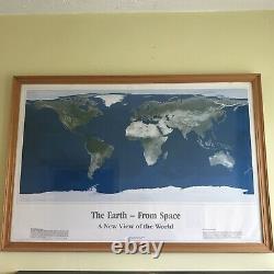 The Earth from Space A New View Of The world Framed 1990 Tom Van Sant Image