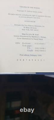 The Eye of the world 1st/1st signed Robert Jordan 1st state Wheel of Time