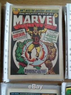 The Mighty World of Marvel / Job Lot 79 Issues / #1-79 / 1972 on-Owned from new