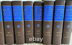 The New Grove Dictionary of Music and Musicians Complete 20 Vols Ed George Grove