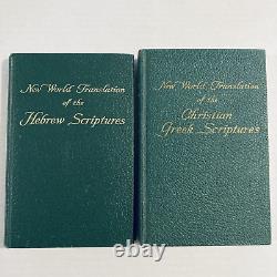 The New World Translation of the Hebrew & Greek Christian Scriptures 6 Book Lot