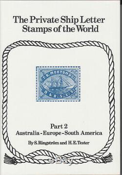 The Private Ship Letter Stamps of the World, complete set of 4 volumes, NEW