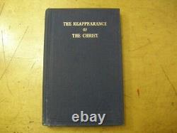 The Reappearance of the Christ -Alice Bailey OCCULT THEOSOPHY NEW WORLD RELIGION