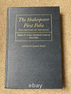 The Shakespeare First Folio The History of the Book Volume II A New Worldwide