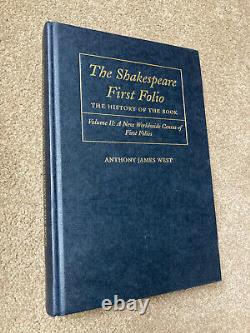 The Shakespeare First Folio The History of the Book Volume II A New Worldwide