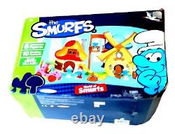 The Smurfs WORLD OF SMURFS PLAYSET New Sealed Box BNIB 2012 Jakks Pacific Toys