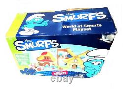 The Smurfs WORLD OF SMURFS PLAYSET New Sealed Box BNIB 2012 Jakks Pacific Toys