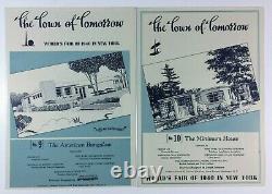 The Town Of Tomorrow New York Worlds Fair Fifteen Brochure Set 1940