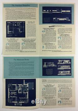 The Town Of Tomorrow Set Of 15 House Design Brochures New York Worlds Fair 1940