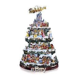 The Wonderful World Of Disney' Christmas Tree 4 Tiers Of Movement And Music New