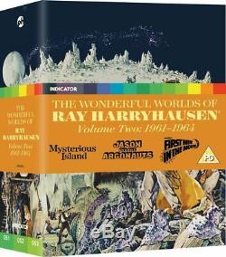 The Wonderful Worlds of Ray Harryhausen 1 & 2 1955 -1964 (Blu-ray) BRAND NEW