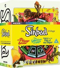 The Wonderful Worlds of Ray Harryhausen 1 & 2 + The Sinbad Trilogy (Blu-ray) NEW