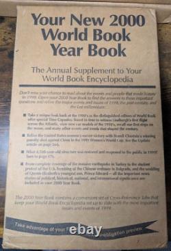 The World Book Year Book Set of 11 Some in Original Shipping Boxes NEW