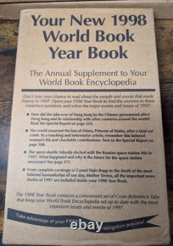 The World Book Year Book Set of 11 Some in Original Shipping Boxes NEW