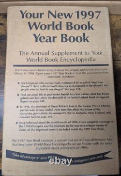 The World Book Year Book Set of 11 Some in Original Shipping Boxes NEW