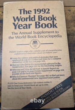 The World Book Year Book Set of 11 Some in Original Shipping Boxes NEW