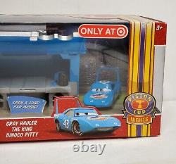 The World Of Cars Piston Cup Nights Gray Hauler The King Dinoco Pitty Brand New