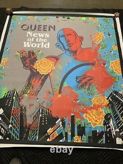 Urban Pop Art Queen News Of The World Original Print canvas Signed Miguel Parade